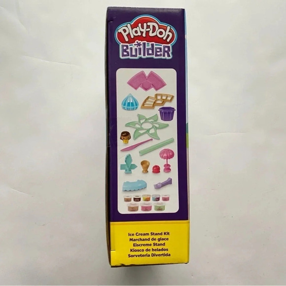 New Play-Doh Builder Ice Cream Stand Building Kit ages 5+ SEALED! Play Dough - Picture 9 of 11